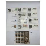 ASSORTED FIRST DAY OF ISSUE STAMP COVERS, LEGENDS