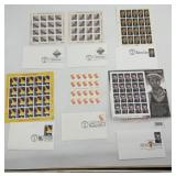 USPS ASSORTED STAMP SHEETS W/ FIRST DAY OF ISSUE