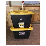 TOUGH BOX COMMERCIAL-GRADE PLASTIC STORAGE TOTE,
