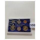 UNITED STATES MINT 2007 PROOF SET, PENNY, DIME,