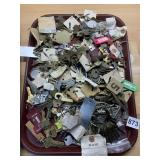 BULK LOT OF ASSORTED KEYS & KEYCHAINS W/ YALE,