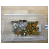 MARBLE KING & VITRO VTG MARBLES, BIG BOY CATS