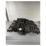 MODEL TRAIN TRACKS, METAL CONSTRUCTION, CURVED