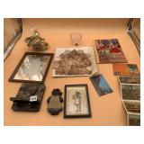 ASSORTED DECORATIVE ITEMS, GOLD-TONE SEQUIN