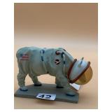 COWPARADE MOOOOONWALK ASTRONAUT COW FIGURINE,