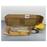 HIGH TEMP COOKING THERMOMETER, BASTING SYRINGE,