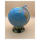 OHIO ART CO WORLD GLOBE, ZODIAC CALENDAR BASE,