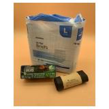 MCKESSON ULTRA BRIEFS, GREENELEPHANT TOILET BAGS,