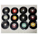 ASSORTED VTG 45 RPM VINYL SINGLES, VARIOUS LABELS