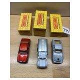 MATCHBOX DIE-CAST VEHICLES (3) W/ BOXES, NISSAN