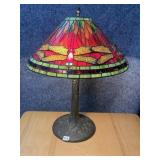 GLASS HAVEN TIFFANY-STYLE STAINED GLASS TABLE