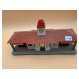 MODEL TRAIN STATION BUILDING, PLASTIC