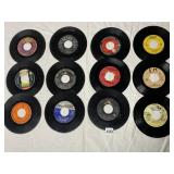ASSORTED VTG 45 RPM RECORDS (12), DECCA, MOTOWN,