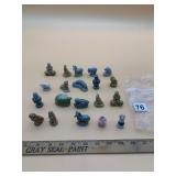 ASSORTED WADE FIGURES, ANIMAL & HUMAN MOTIFS,