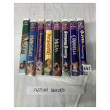 WALT DISNEY COLLECTION VHS TAPES, FACTORY SEALED,
