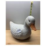 MARY LOU EHLERS VTG 1994 BISQUE CERAMIC GOOSE