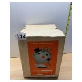 G. & C. MERRIAM VTG MUSICAL PLASTIC SNOWMAN,