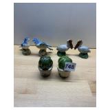 JAPAN VTG CERAMIC SALT & PEPPER SHAKERS, PR