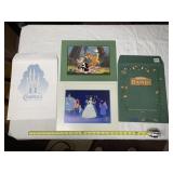 DISNEY STORE EXCLUSIVE COMMEMORATIVE LITHOGRAPHS,