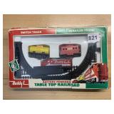BUDDY L TABLE TOP RAILROAD SET, BATTERY POWERED,