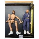 MEGO CORP. VTG 1971 ACTION FIGURES, JOINTED,