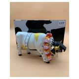 COWPARADE ROCK-N-ROLL COW FIGURINE, ITEM #7351,