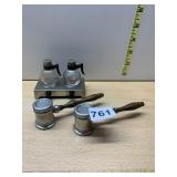 METAL & WOOD DREDGER SHAKERS, MINIATURE PLAY