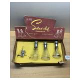 BALAND SALAD CHEF QUARTETTE CRUETS AND SHAKERS,