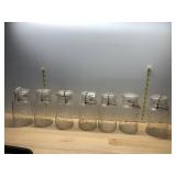 BALL IDEAL GLASS CANNING JARS (7), PAT D JULY 14,