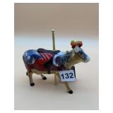 COWPARADE LADY CAMELOT FIGURINE, CAROUSEL STYLE,