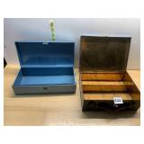 PENN MUTUAL METAL STRONG BOX W/ COMBINATION LOCK,
