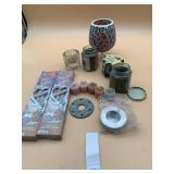 DARICE TAPER CANDLES (2) NIB, GLAD HOLIDAY