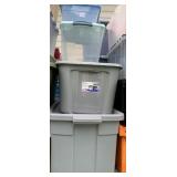 BELLA STORAGE PLASTIC STORAGE TOTES W/ LIDS,