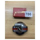 J.S.N.Y. 1974 VTG PORTABLE ASHTRAY, CHROME