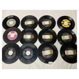 ASSORTED VTG 45 RPM RECORDS, DECCA, COLUMBIA, RCA
