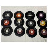 ASSORTED LABELS VTG 45 RPM VINYL RECORDS.
