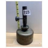 ANTIQUE BRASS BLOW TORCH BASE, P&A THOMASTON