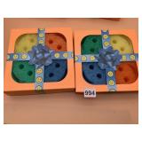 MULTI-COLOR SCRUB DADDYS 2 PACKS OF 4