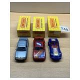3 MATCHBOX DIECAST VEHICLES IN OB LIKE NEW