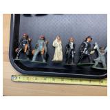 VTG PAINTED CAST METAL FIGURES - MILITARY,