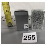 PARK LIGHTER METAL LIGHTERS (2), ONE ORNATE