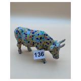 COWPARADE MOSAIC COW FIGURINE, WESTLAND GIFTWARE,