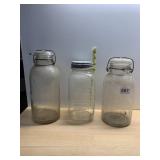 ATLAS SPECIAL MASON JAR, WIRE BAIL GLASS JARS.