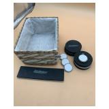WOVEN STORAGE BASKET W/ FABRIC LINER, SUPER