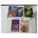 ASSORTED FACTORY SEALED VHS TAPES, WIZARD OF OZ,