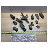 PYRO VTG PLASTIC MILITARY VEHICLES, JET AIRPLANE,