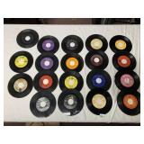 ASSORTED 45 RPM VINYL RECORDS, MGM, CAPITOL,
