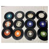 VINTAGE 45 RPM VINYL RECORDS, ASSORTED ARTISTS,