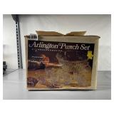ANCHOR HOCKING ARLINGTON PUNCH SET, 18 PC, FINE