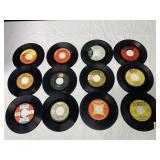 ASSORTED VTG 45 RPM VINYL RECORDS, INCL AL